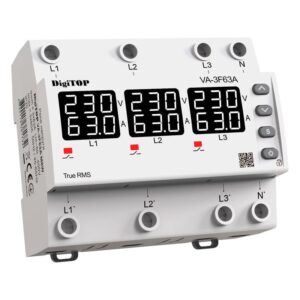 Реле напруги з контролем струму – VA-3F63A M6W